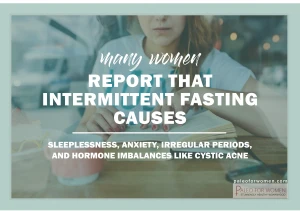 Intermittent fasting women