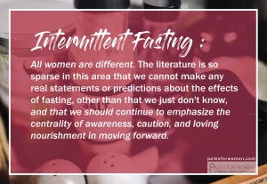 intermittent fasting women 