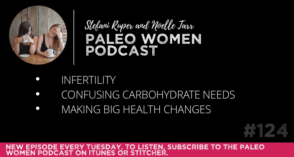 #124: Infertility, Confusing Carbohydrate Needs, & Making Big Health Changes